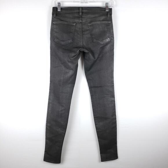 J Brand Wax Coated Super Skinny Pants Size 26 - Picture 2 of 7